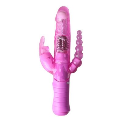 Tribrator Vibrator Rabbit Dual Vibrating Pleasure pink