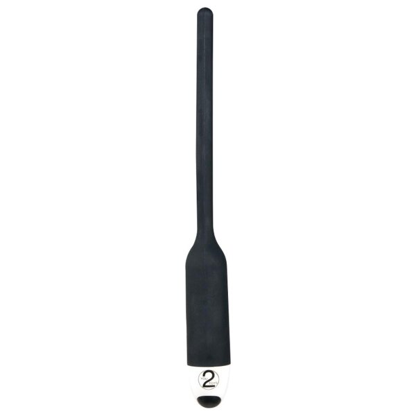 Harnröhren Dilator Vibrator schwarz 19 cm