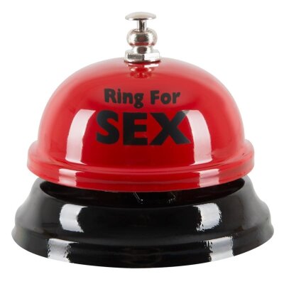 Scherzartikel Erotik Ring for Sex Tischklingel Glocke JGA Geschenk Partygag