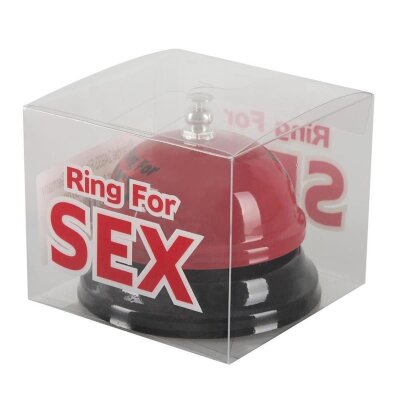 Scherzartikel Erotik Ring for Sex Tischklingel Glocke JGA Geschenk Partygag