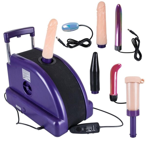 Sexmaschine Anal + Vaginal Sto&szlig;-Vibratoren Fick Love Machine Sex Spielzeug Toys