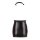 Minikleid XL Damen Dessous-Kleid Mini-Kleid Wetlook-Kleid Minikleid in Schwarz