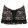 Mini-Kleid XL Spitzen-Kleidchen Nachtkleid Damen-Dessous Kleid Neglige in Schwarz