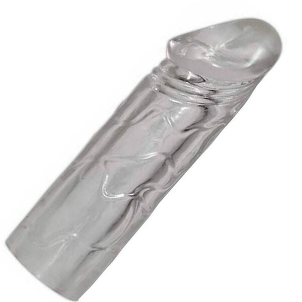 Penismanschette Penis Hülle Mega Dick Sleeve Transparent