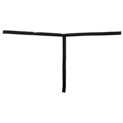 String S-L Damen-Dessous Tanga String Damen-Slip String aus Spitze in Schwarz