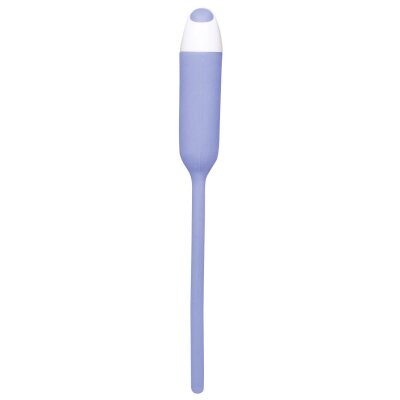 Harnr&ouml;hren Spezial-Vibrator 11cm lang aus Silikon Blau