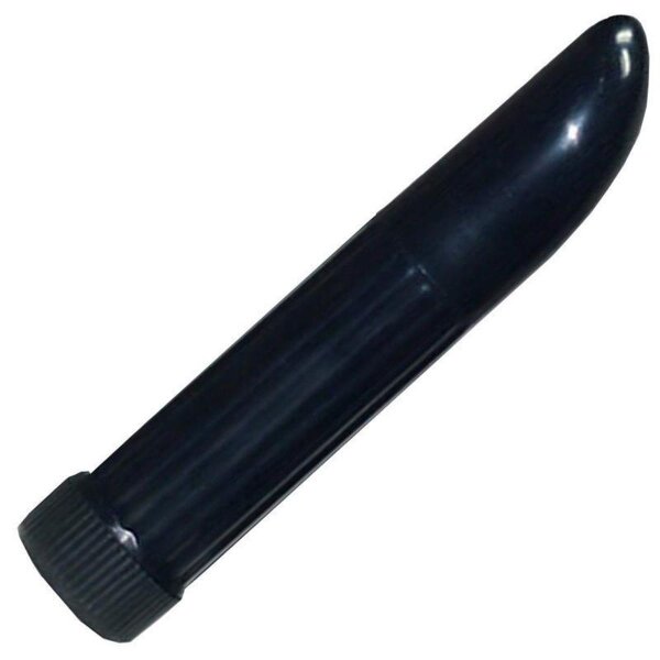 Vibrator Mini Klitoris Stimulator Vibration Ladyfinger passt jede Tasche geriffelt Schwarz