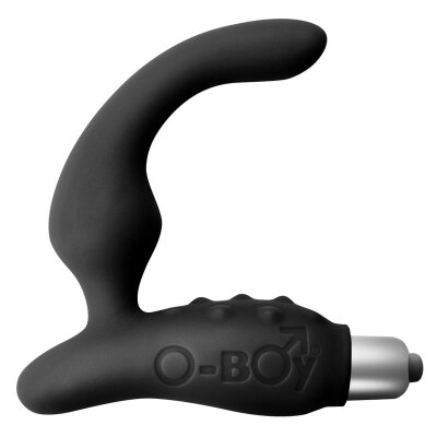 Analvibrator O-Boy 7 gebogen soft Silikon
