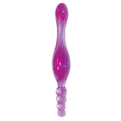 Dildo Anal Vaginal aus weichem biegsamen Jelly ideal für Anfänger Lila