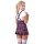 Schulmädchen-Kleid L Mini-Kleid Damen Dessous-Kleid Uniform Kostüm in Mehrfarbig