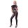 Catsuit XL Party-Outfit Overall Bodystocking Damen-Anzug Dessous Catsuit Schwarz