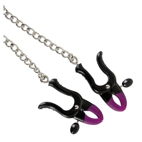 Nippelklemmen Silikon mit Kette Silicone Nipple Clamps