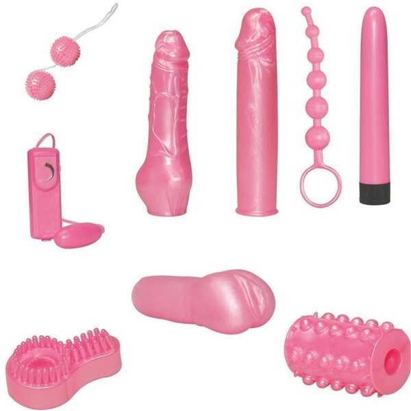 Candy Pink Sexspielzeug Sextoys Lovetoys Erotik Set 9 teilig Vibration Vibrator
