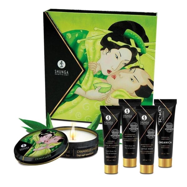 Verwöhn & Geschenk Set Geisha Secret Kit - Exotic Green tea