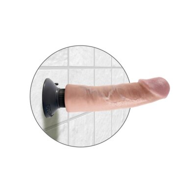 Vibrator realistisch Klitoris Stimulator Vibration biegsam gebogen Saugfuß