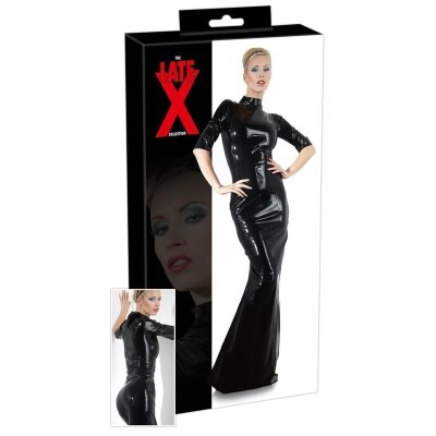 Latex Kleid schwarz XL
