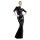 Latex Kleid schwarz 2XL