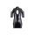 Mini-Kleid S Kleid Partykleid Kleid im Wetlook Minikleid mit Stehkragen Schwarz