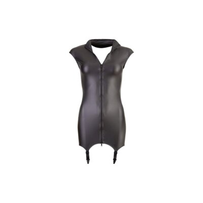 Straps-Kleid L Mini-Kleid Damen-Dessous-Kleid Minikleid Strapskleid in Schwarz