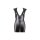 Mini-Kleid XL Damen Kleid Partykleid Minikleid im Wetlook Mini-Kleid in Schwarz