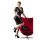 Mini-Kleid XL Damen-Dessous Kleid Dessouskleid Reizwäsche Minikleid Schwarz/Rot