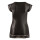 Mini-Kleid 3XL Damen Dessouskleid Kleid im Wetlook Kleid Minikleid in Schwarz