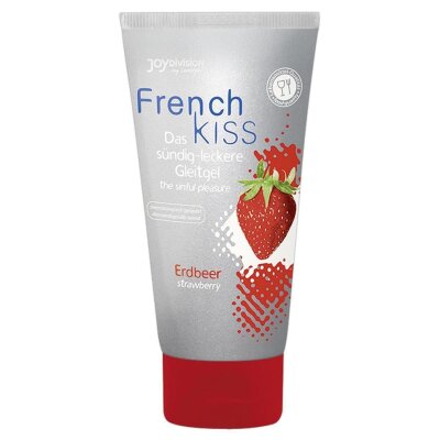 Gleitgel French Kiss Erdbeer 75ml Aroma Geschmack Wasser...
