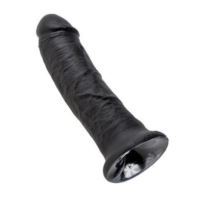 King Cock 8" schwarz Penisdildo realistisch 20cm...