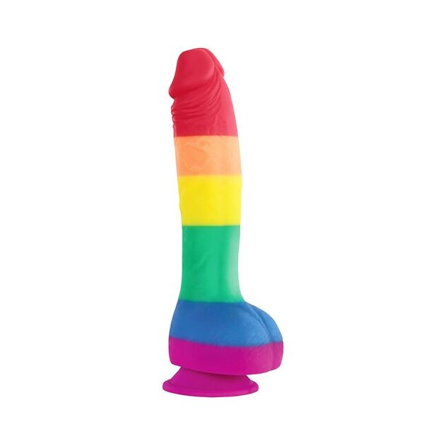 Colours Pride Edition 8" Rainbow Dildo Saugfuß 20cm