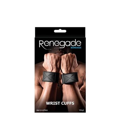 Handfesseln Schwarz Renegade Bondage Wrist Cuffs Black