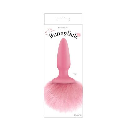 Anal Plug Dildo Analstöpsel Buttplug Bunny Tails Plüsch-Schwanz Pink
