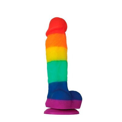 Gay Pride Dildo Regenbogen rainbow Saugfuß Silikon...