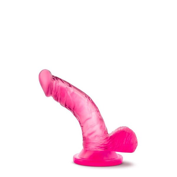 4" Mini Cock pink G-Punkt Dildo Penisdildo Saugfuß 9cm Anal