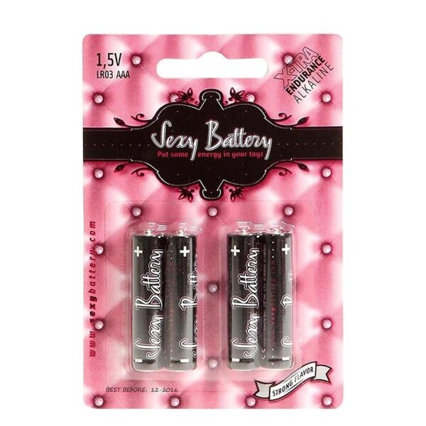 Batterie SEXY BATTERY 4x LR03, LR3, R3, AAA, MN2400, AM4, E92, UM4