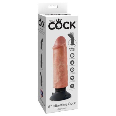 Vibrator realistisch Klitoris Stimulator Vibration King Cock Saugfuß