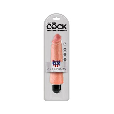 Vibrator realistisch Klitoris Stimulator Vibration King Cock Stiffy 20 cm