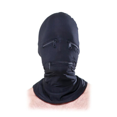 Leichte Kopfmaske Fetish Fantasy Zipper Face Hood