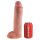 King Cock Strap-On Umschnall-Dildo hohl 28cm haut Schultergurt