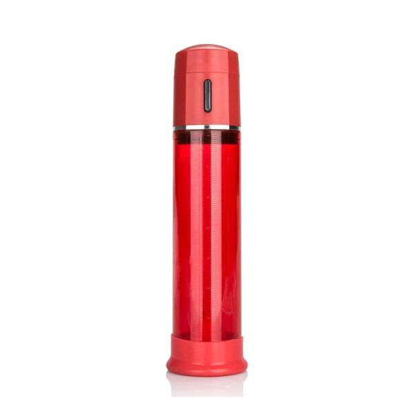 Penispumpe Vakuumpumpe kabellos Design vollautomatisch Rot