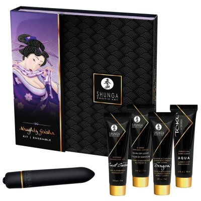 Massage Öl Erotik Shunga Naughty Geisha Kit