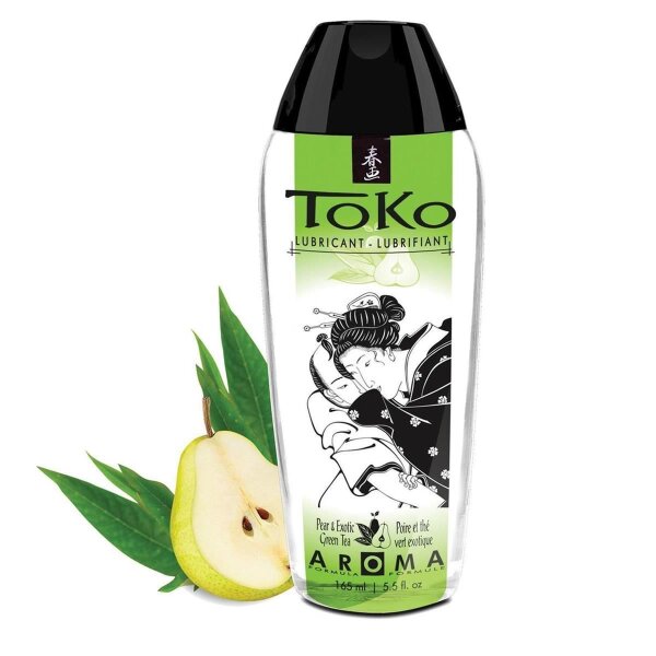 Massage Gel TOKO Aroma Pear & Exotic Green Tea 165ml Birne Grüner Tee Wasser Basis