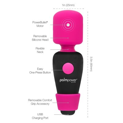 Mini USB Reise Vibrator Massager PalmPower Pocket
