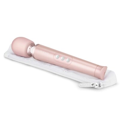 Le Wand Massager Vibrator Stab Petite USB Aufladbar Rosegold