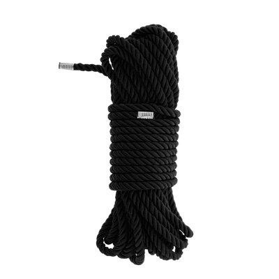Bondage Seil 10m Schwarz Nylon Blaze Deluxe Rope Black