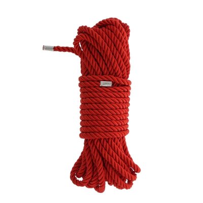 Bondage Seil 10 Meter Rot Nylon Blaze Deluxe Rope Red