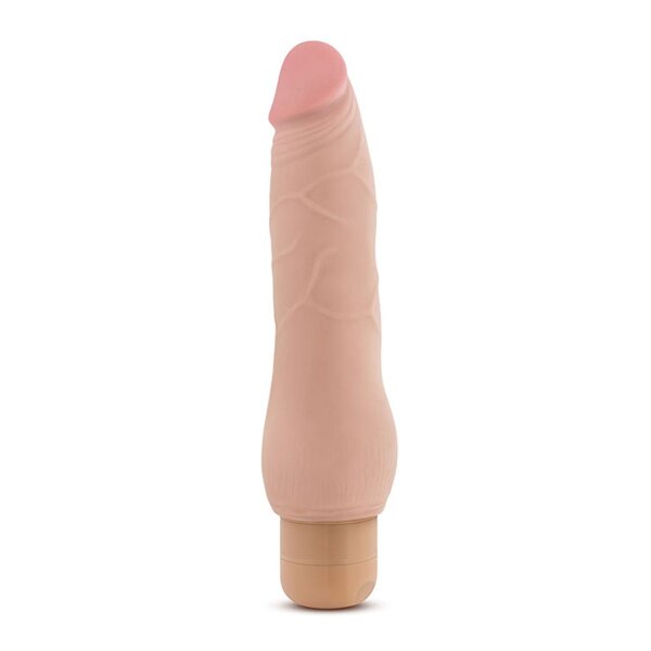 Vibrator realistisch Klitoris Stimulator Vibration Au Naturel Fabien 18cm Haut Beige