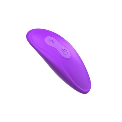 Strap-On Umschnall-Dildo trägerlos Vibration lila USB