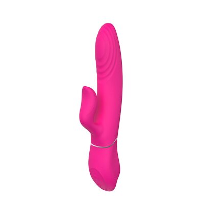 Vibrator Stoßend Klitorisstimulator Pink Duo Thruster