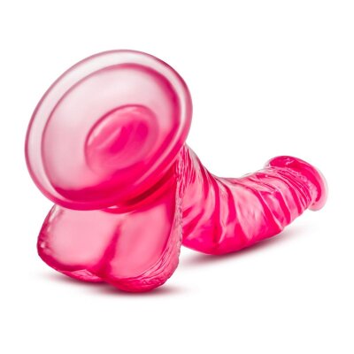 Sweet N Hard 7" Dildo Penisdildo gebogen Saugfuß 18cm pink