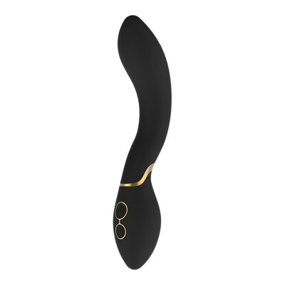 Vibrator Vibe Klitoris Stimulation Vibration Elite Josephine geschwungene Form Schwarz/Gold